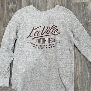 La Ville Graphic Fleece Sweater